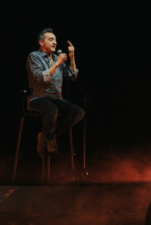 corrado delia sul palco