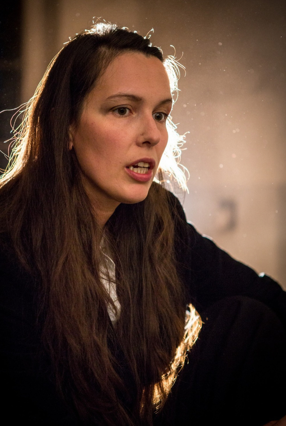 Angela Dematté in primo piano